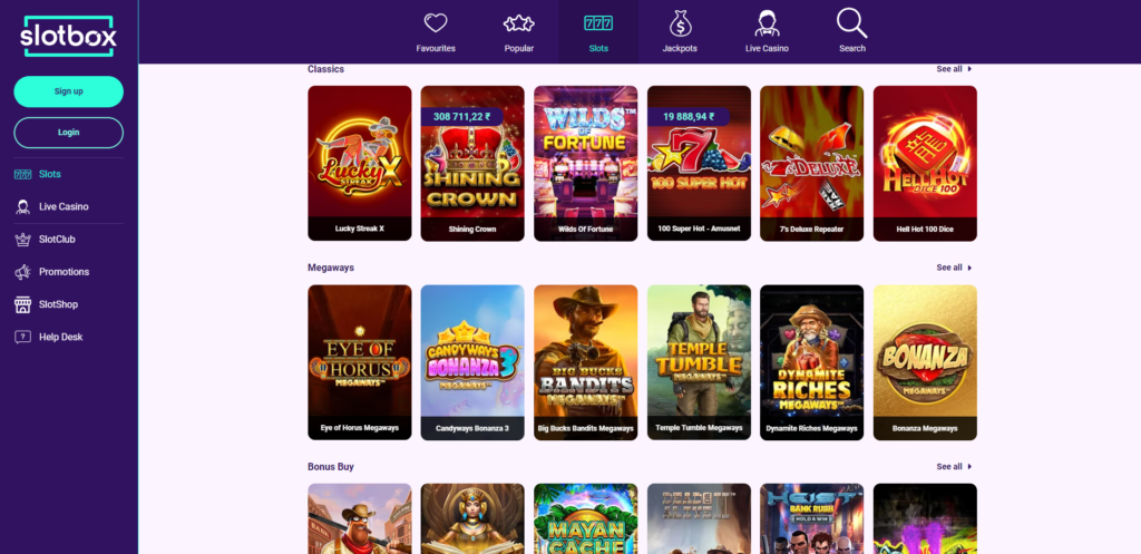 Slotbox Casino