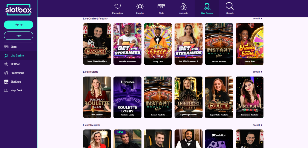 Slotbox Casino